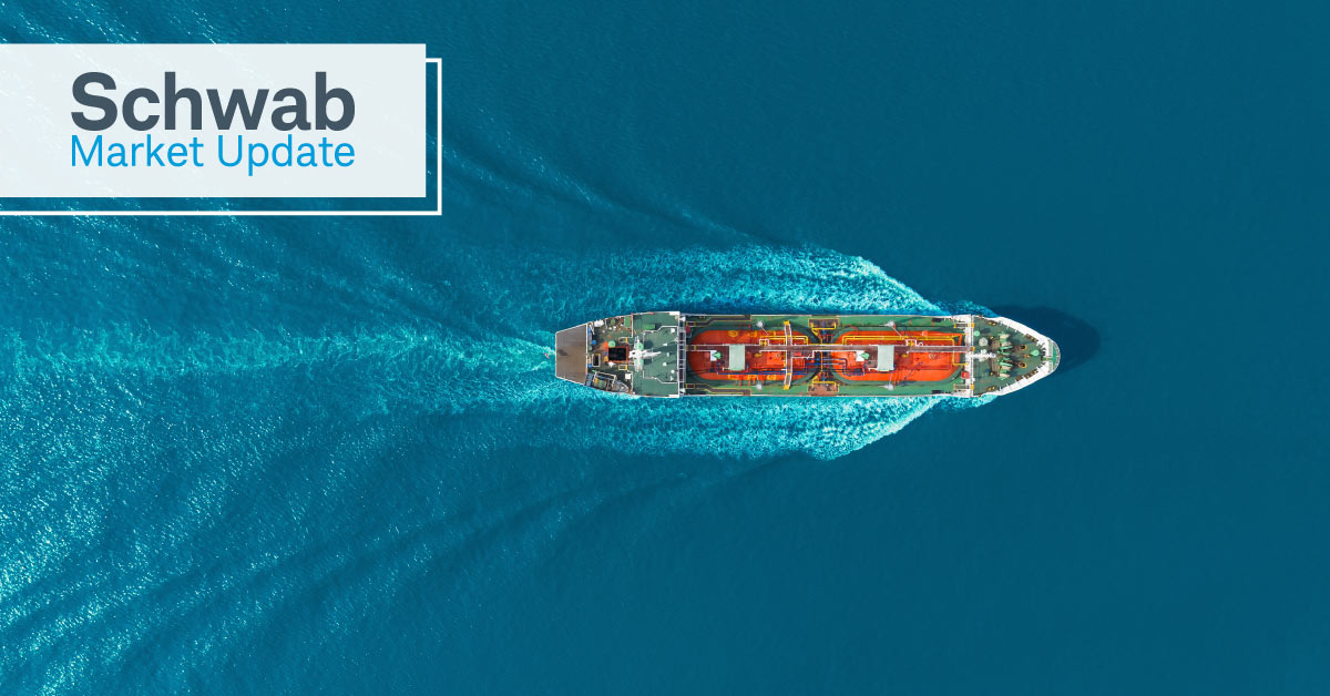 Schwab Market Update: A ship in the ocean.