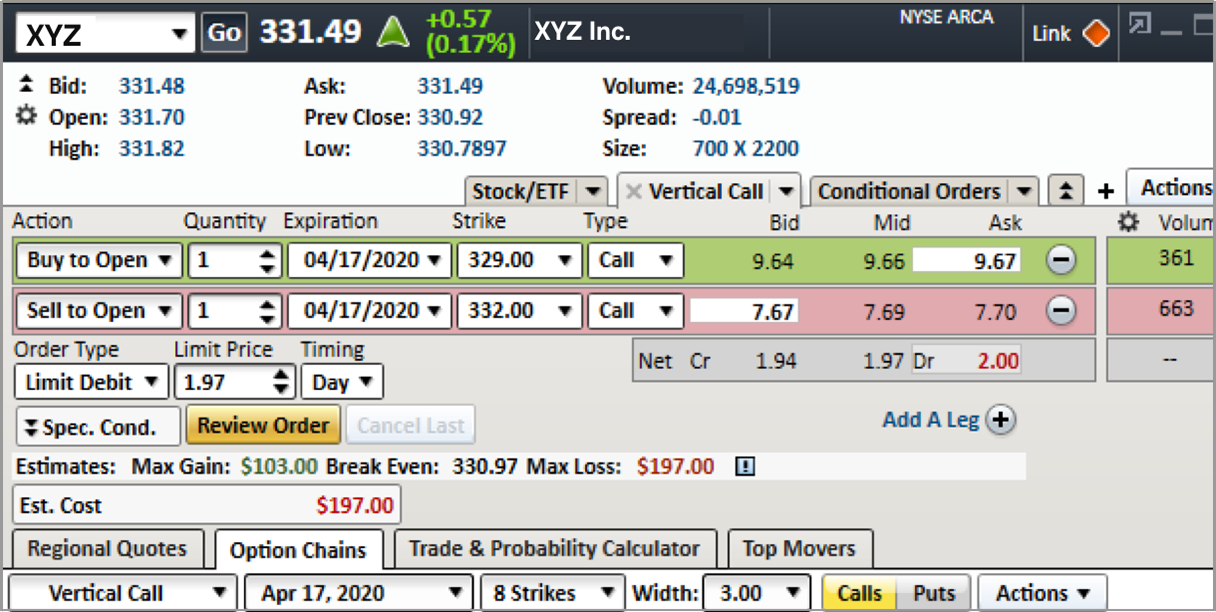 All-in-One Trade Ticket screenshot