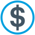 Dollar sign icon